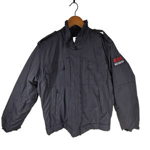 Vintage Securitas Squad Security Jacket Medium Made In USA Y2k 2000s Workwear